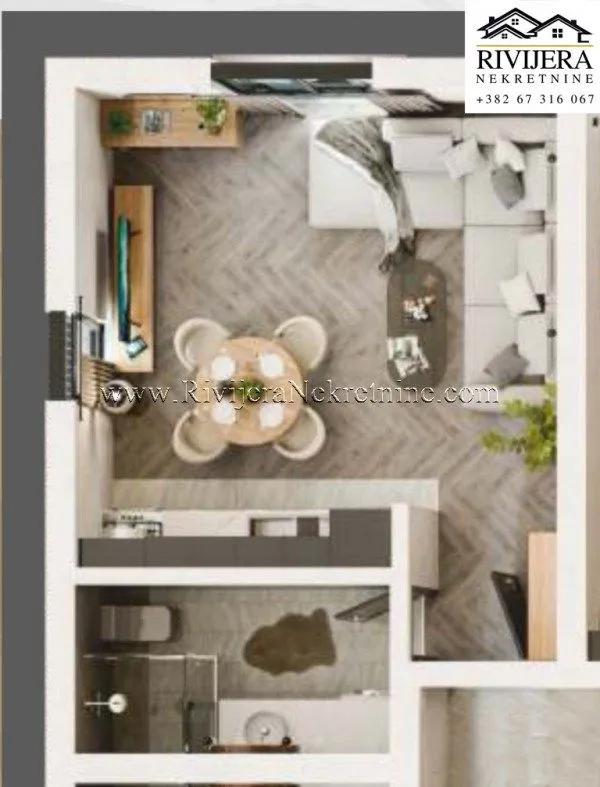 Sale, apartment, 30m², Radanovići, Kotor