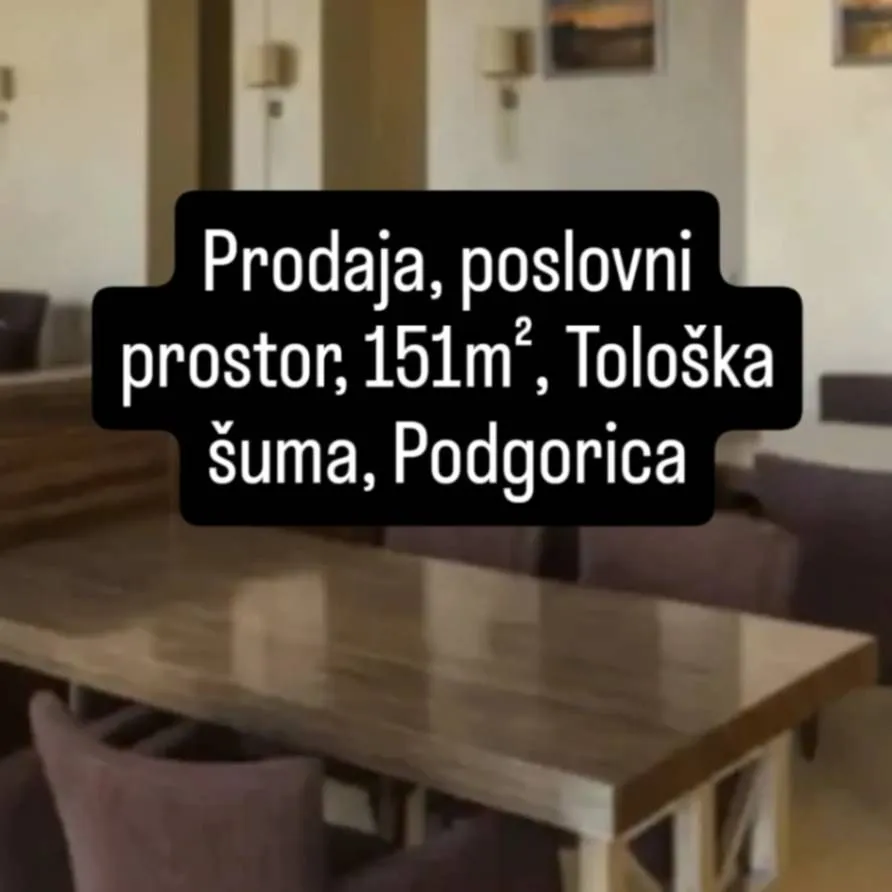 Sale, office space, 151m², Tološka šuma, Podgorica