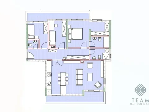 Sale, three bedroom apartment, 107m², Bijela, Herceg Novi - image 4