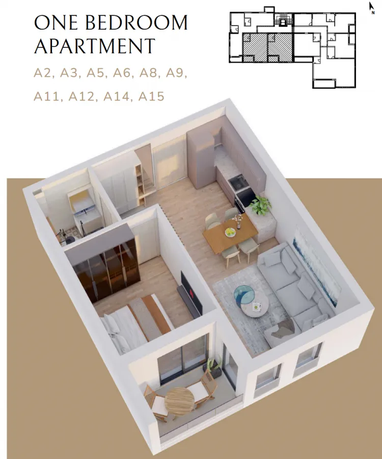 Prodaja, jednosoban stan, 42m², Budva, Crna Gora
