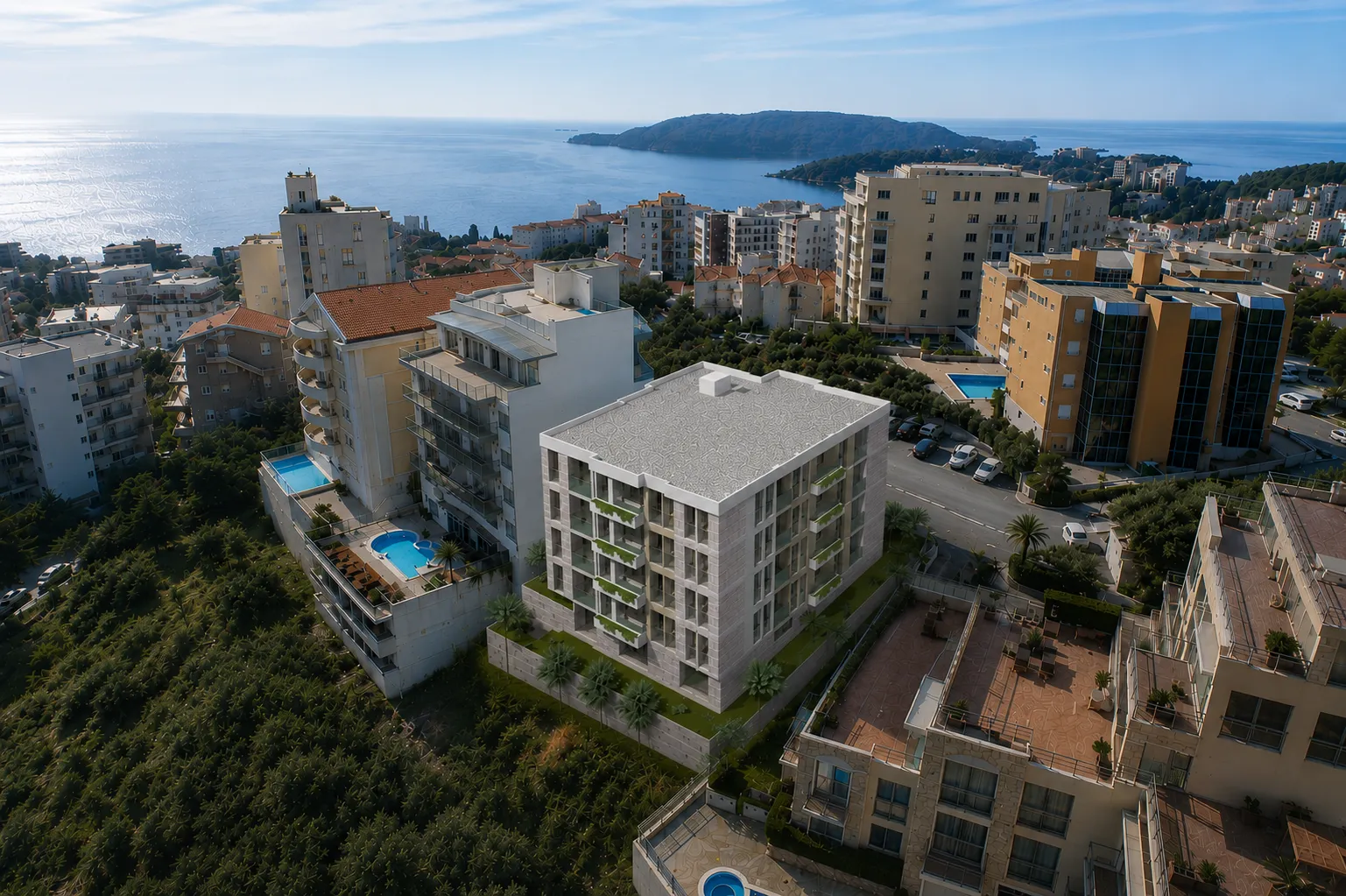 Sale, one bedroom apartment, 46m², Bečići, Budva