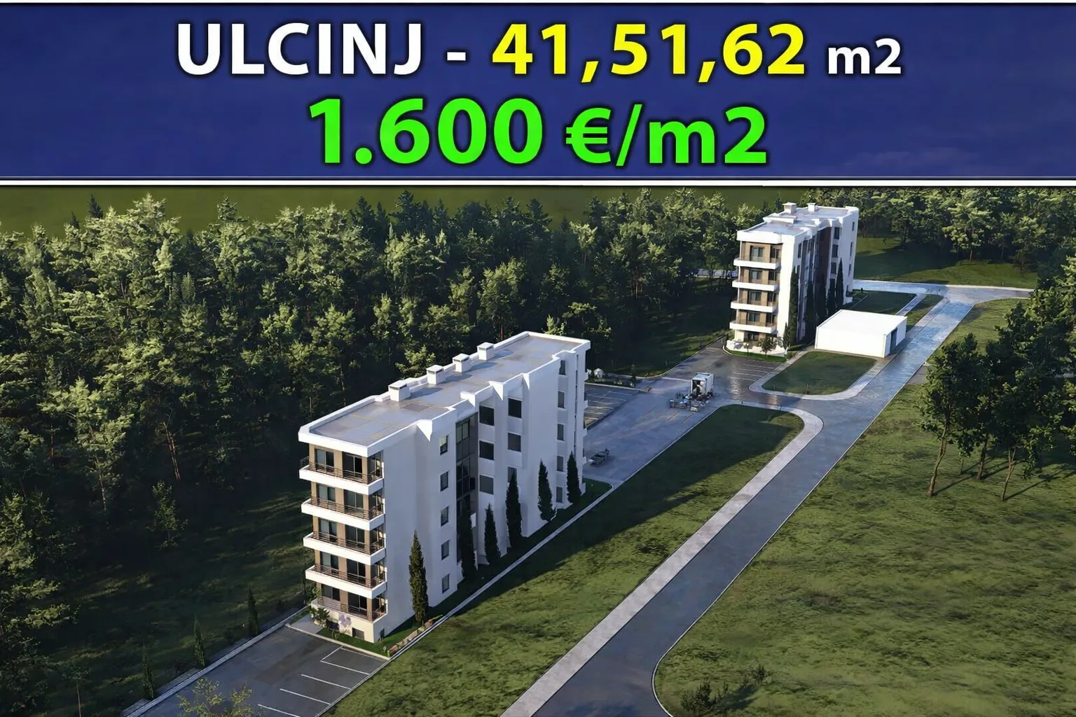 Sale, one bedroom apartment, 50m², Velika Plaža, Ulcinj