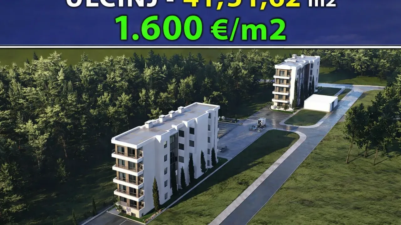 Sale, one bedroom apartment, 50m², Velika Plaža, Ulcinj