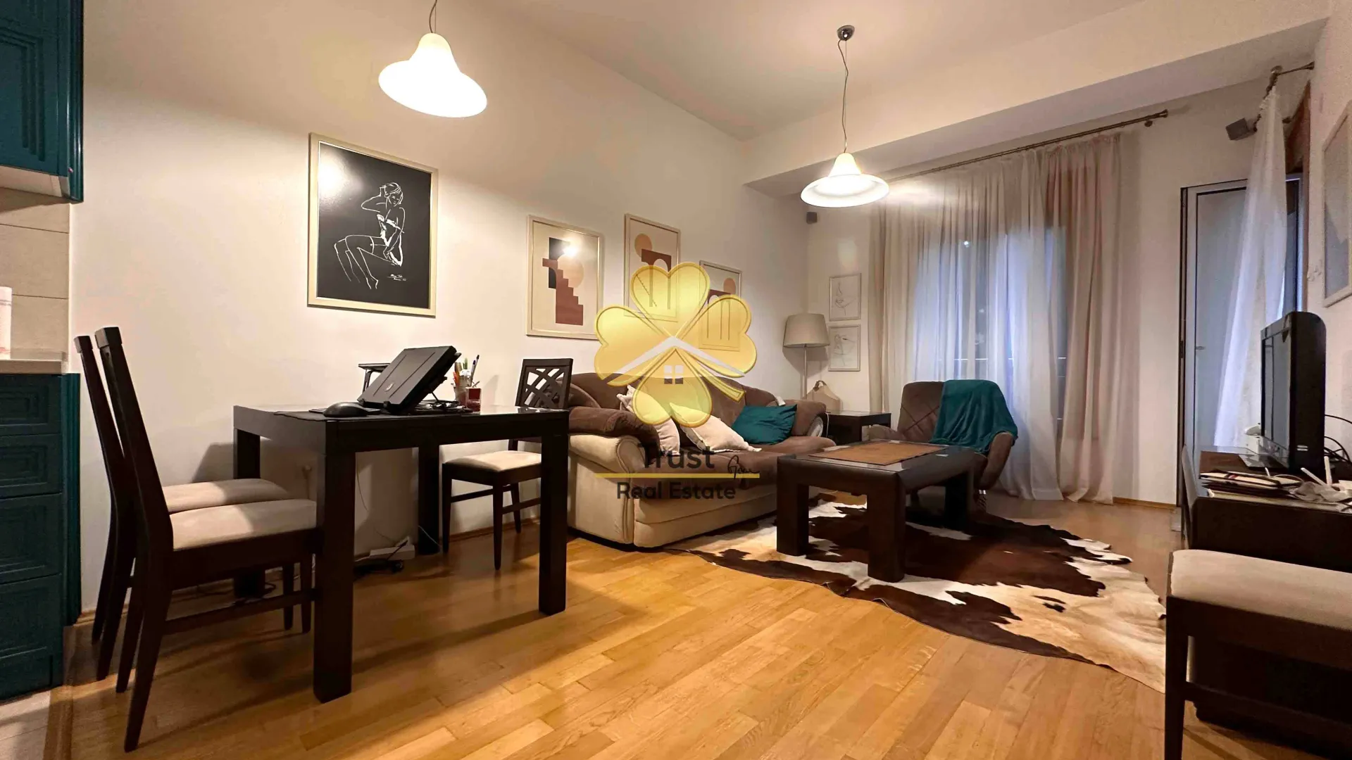 Rent, one bedroom apartment, 47m², Gorica C, Podgorica