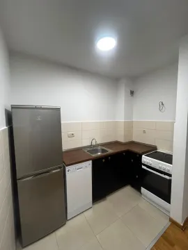 Manja kuhinja sa sudoperom, frižiderom, šporetom i mašinom za sudove. - image 11