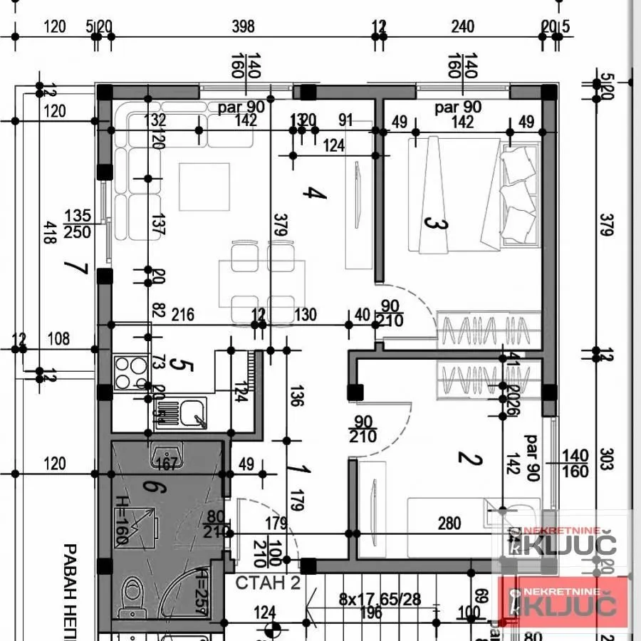 Prodaja, dvosoban stan, 48m², Adice, Novi Sad Sve Podlokacije