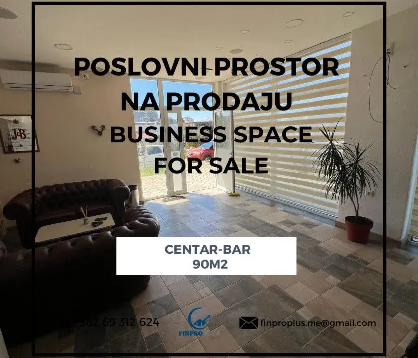 Sale, office space, 90m², Centar, Bar