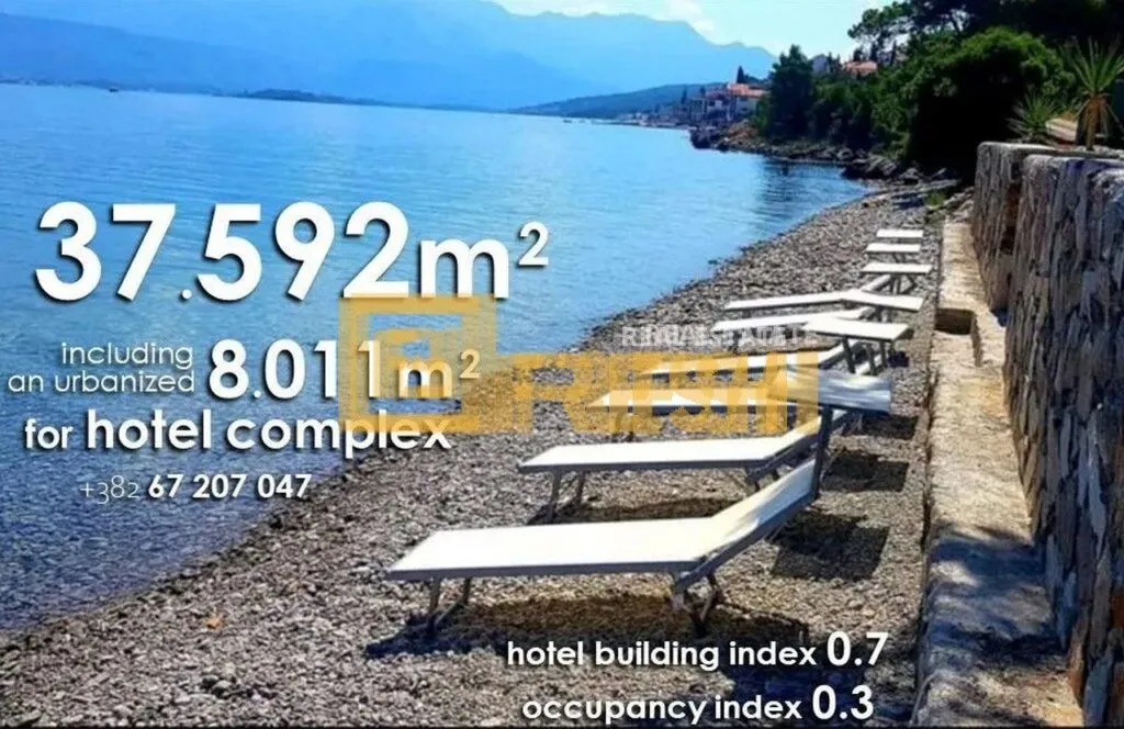 Prodaja, plac, 37592m², Tivat, Crna Gora