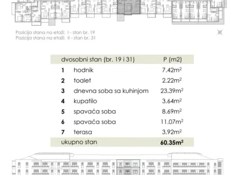 Prodaja, dvosoban stan, 60m², Donja Gorica, Podgorica - image 4