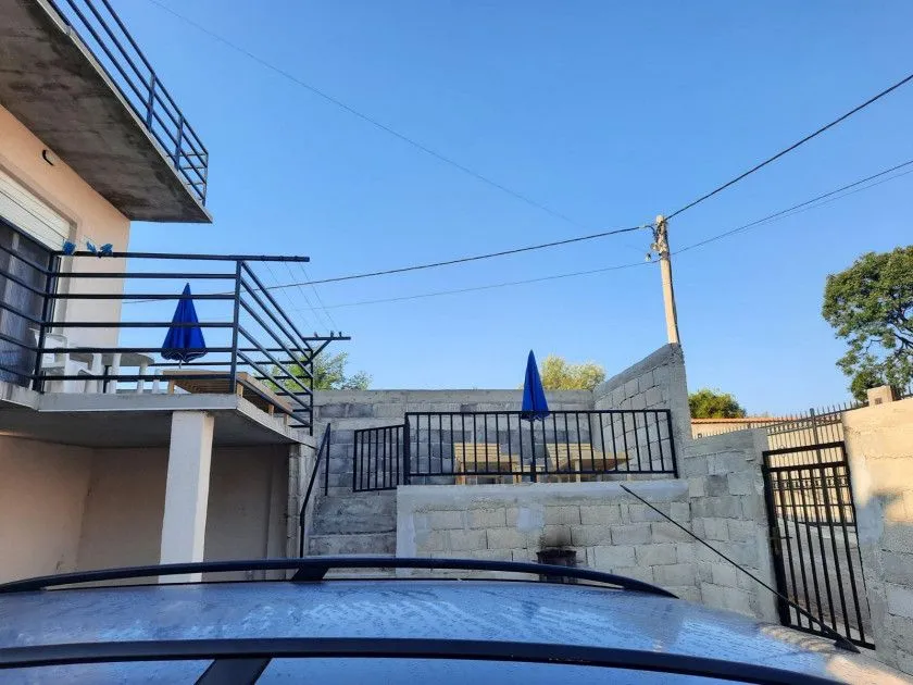 View of the yard and house terrace.