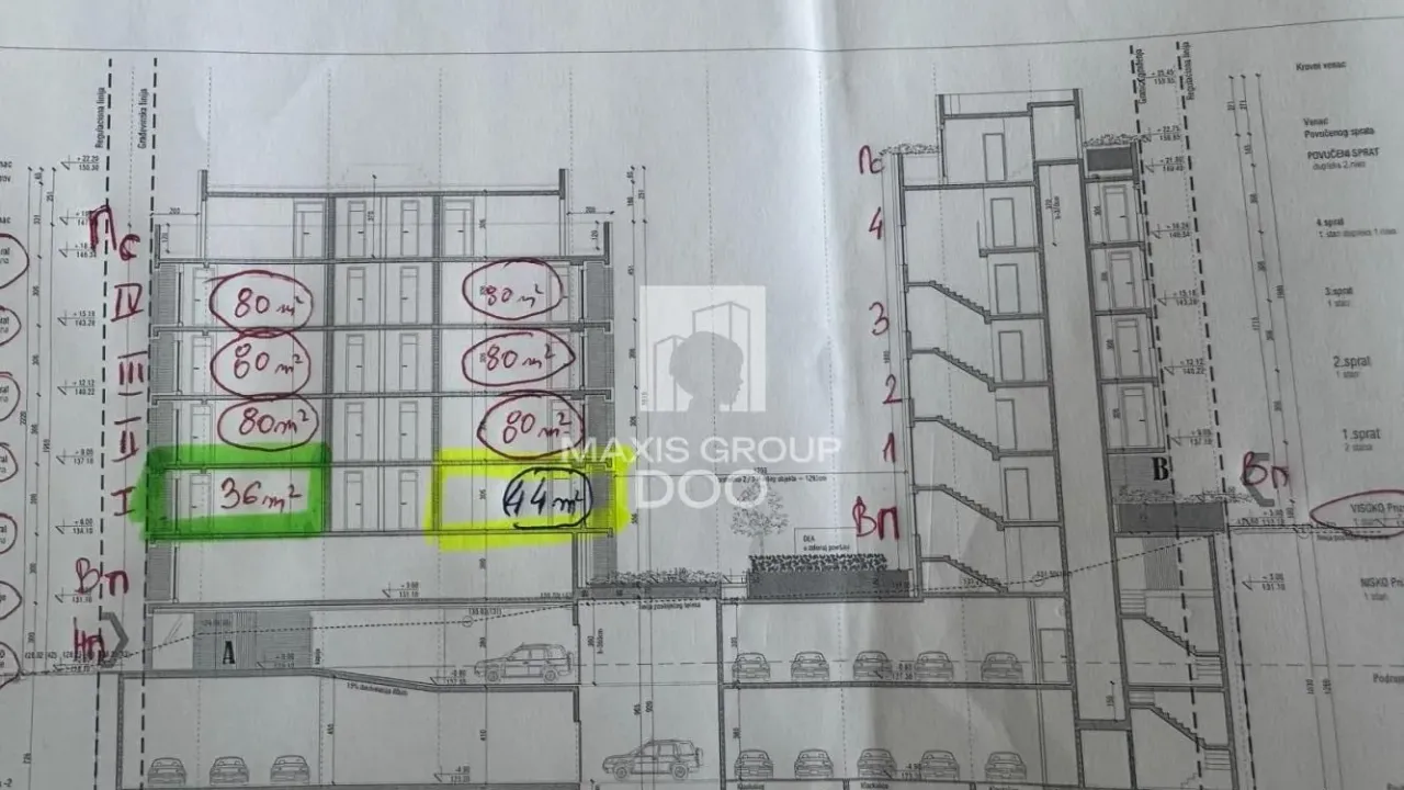 Sale, two bedroom apartment, 44m², Bulbulder, Zvezdara Sve Podlokacije