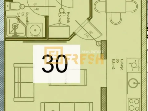 Prodaja, garsonjera, 37m², Zabjelo, Podgorica - image 2