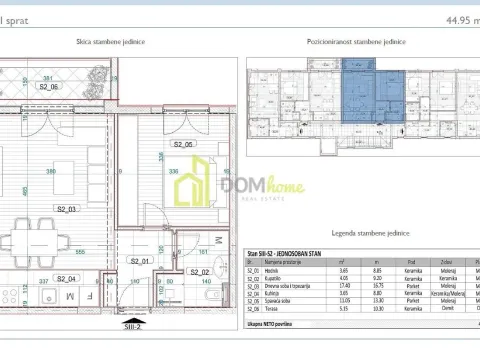 Prodaja, jednosoban stan, 45m², Momišići, Podgorica - image 7