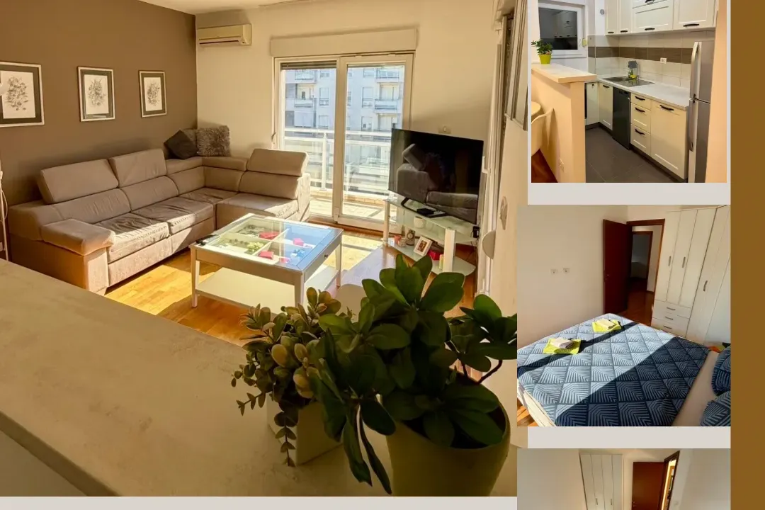 Rent, two bedroom apartment, 64m², City Kvart, Podgorica