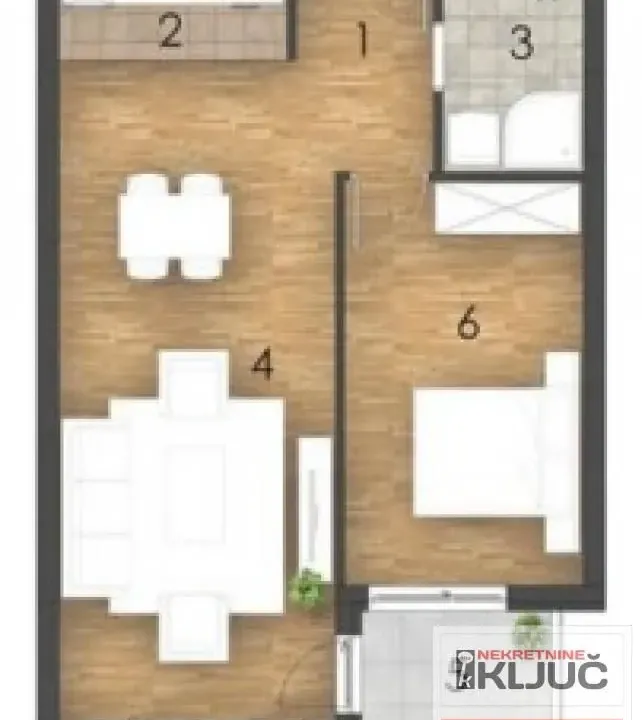 Prodaja, dvosoban stan, 52m², Bulevar patrijarha Pavla, Novi Sad Sve Podlokacije