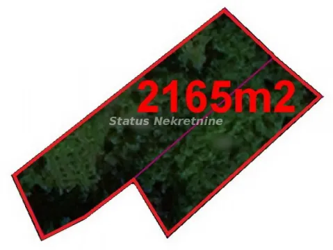 Katastarski prikaz parcele sa označenom površinom. - image 28