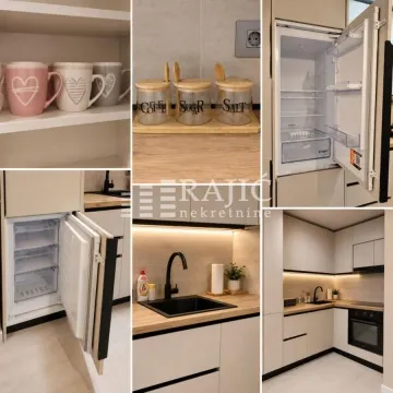 Kolaž fotografija moderne kuhinje sa kuhinjskim elementima i detaljima. - image 10