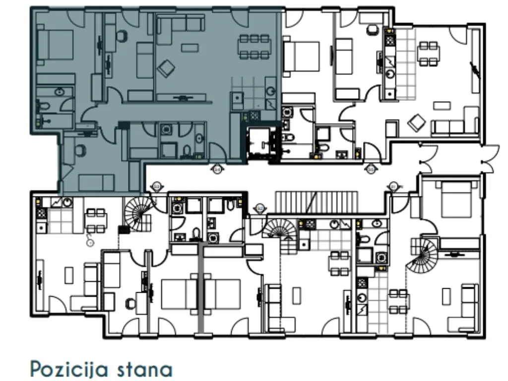 Sale, four bedroom apartment, 103m², Altina, Beograd