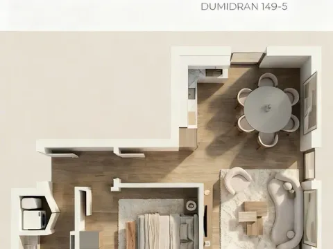 Prodaja, jednosoban stan, 48m², Dumidran, Tivat - image 4