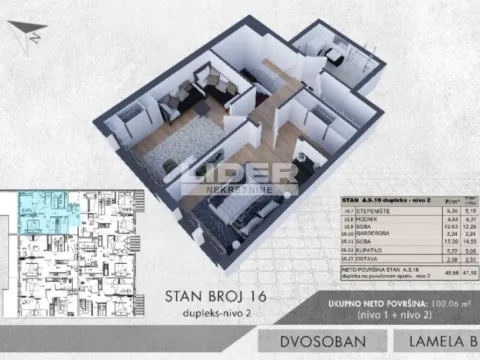 Sale, three bedroom apartment, 100m², Centar, Pančevo - image 4