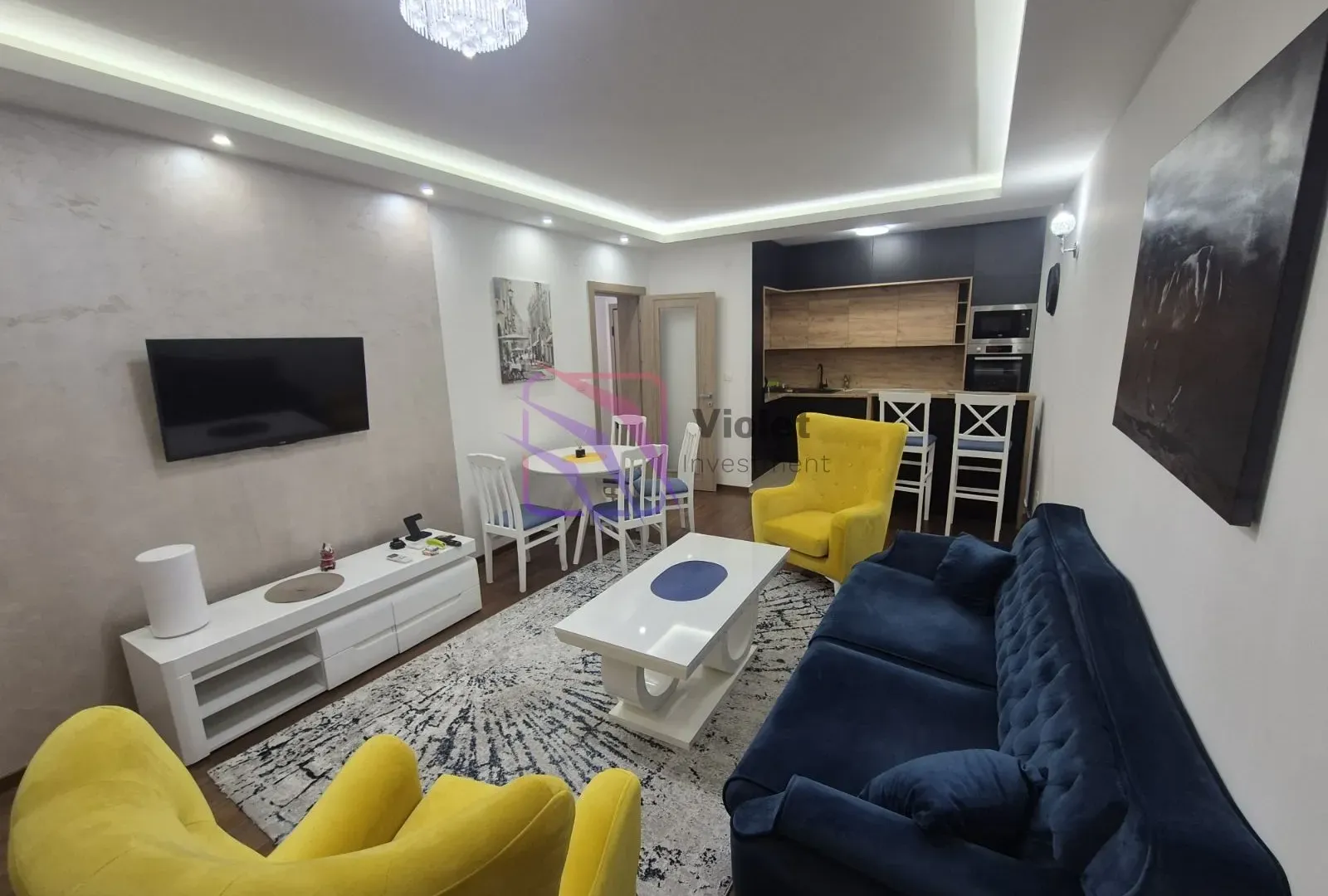 Rent, two bedroom apartment, 77m², Master Kvart, Podgorica