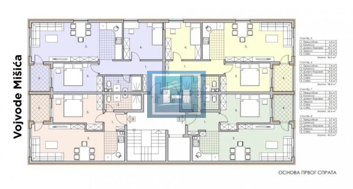 Prodaja, trosoban stan, 60m², Centar, Jagodina