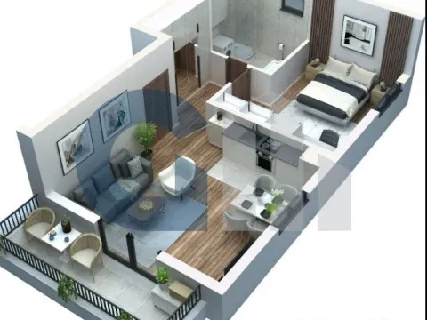 Prodaja, dvosoban stan, 54m², Voždovac Sve Podlokacije, Beograd