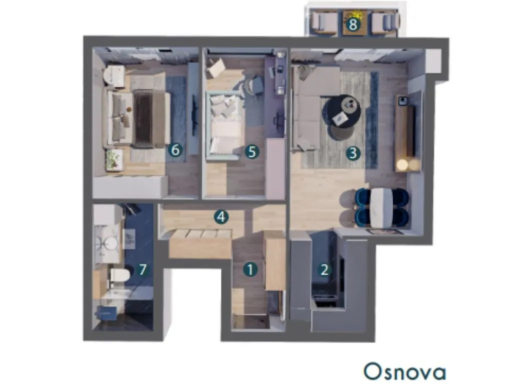 Prodaja, trosoban stan, 68m², Altina, Beograd