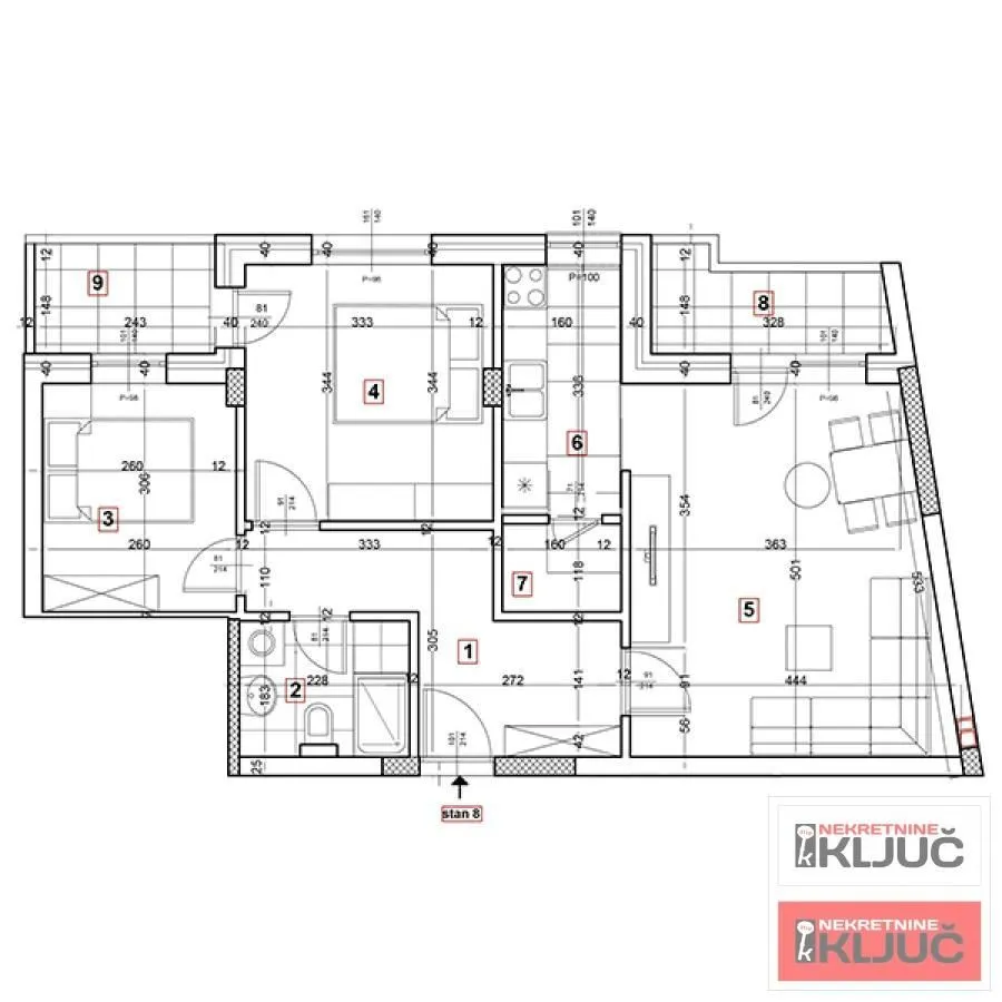 Prodaja, dvosoban stan, 65m², Podbara, Novi Sad Sve Podlokacije