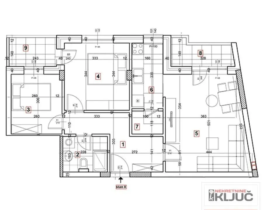Prodaja, dvosoban stan, 65m², Podbara, Novi Sad Sve Podlokacije