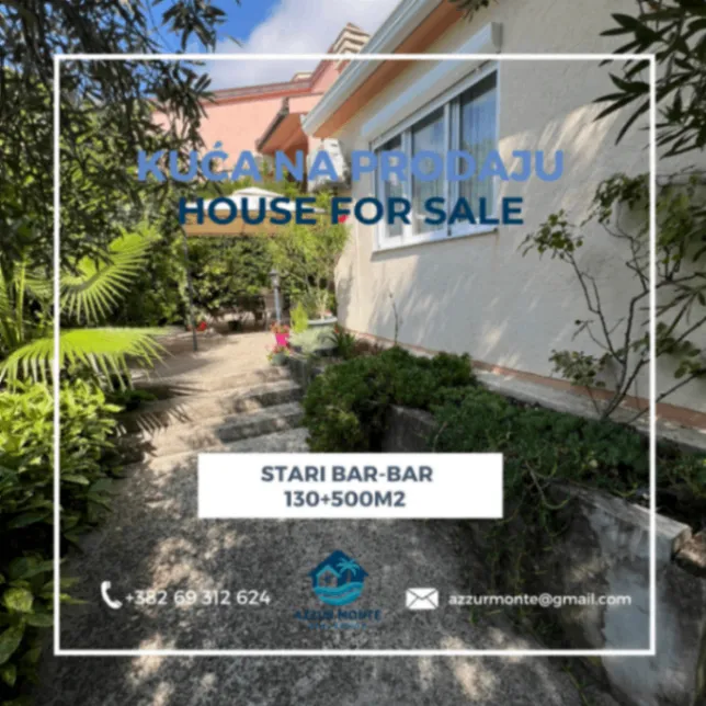Prodaja, kuća, 130m², Stari Bar, Bar