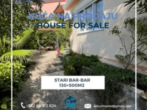 Prodaja, kuća, 130m², Stari Bar, Bar