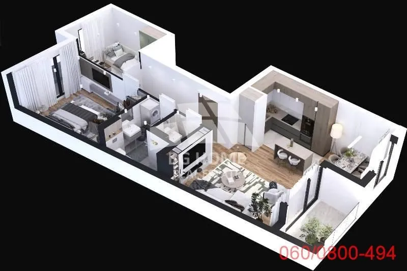 Prodaja, trosoban stan, 77m², Crveni Krst, Beograd