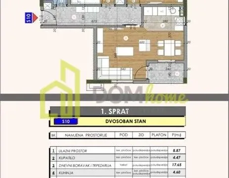 Prodaja, dvosoban stan, 60m², Zabjelo, Podgorica - image 3