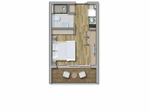 Prodaja, stan, 26m², Kavač, Kotor - image 15