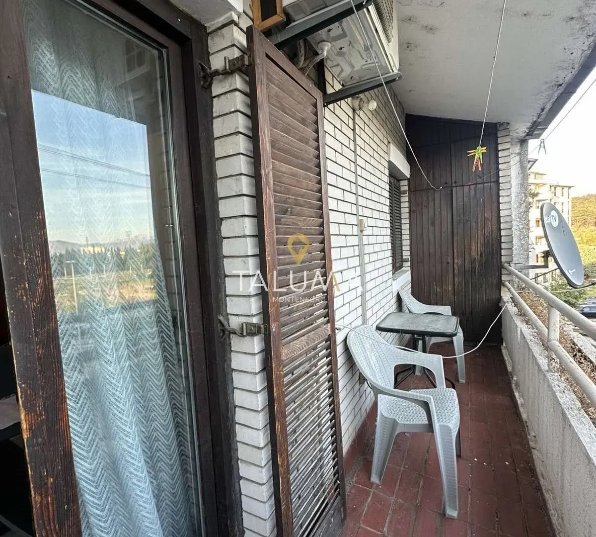 Rent, one bedroom apartment, 35m², Momišići, Podgorica