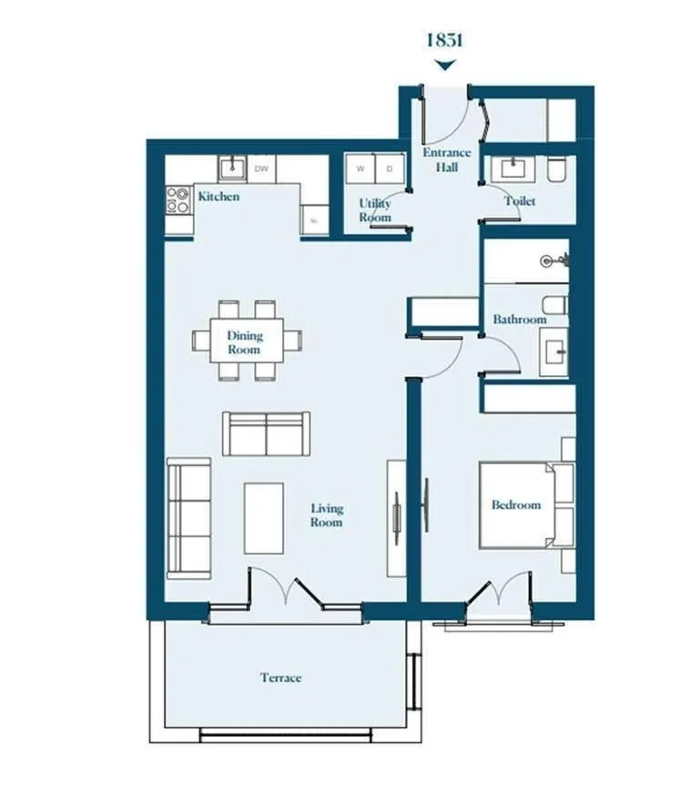Prodaja, jednosoban stan, 94m², Luštica, Tivat