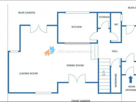 Rent, house, 320m², Savski Venac, Beograd - image 31