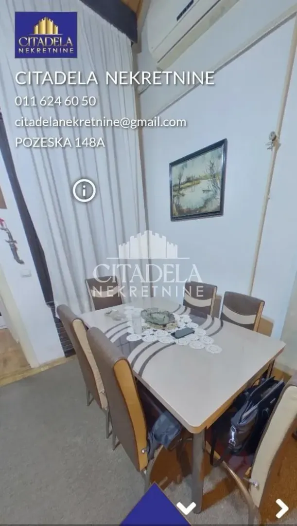 Rent, three bedroom apartment, 85m², Cerak Vinogradi, Beograd