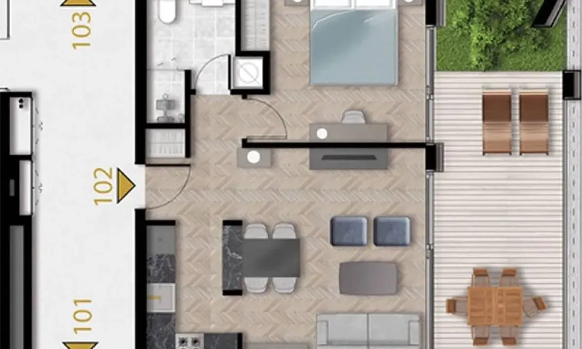 Prodaja, jednosoban stan, 65m², Tivat, Crna Gora