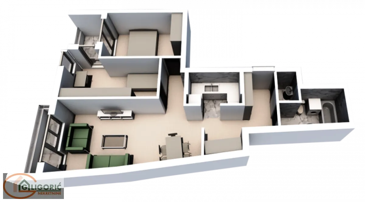 Prodaja, dvosoban stan, 69m², Pančevo, Srbija