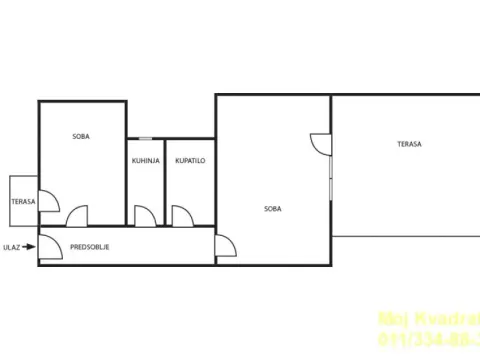Izdavanje, dvosoban stan, 53m², Obilićev Venac, Beograd - image 14