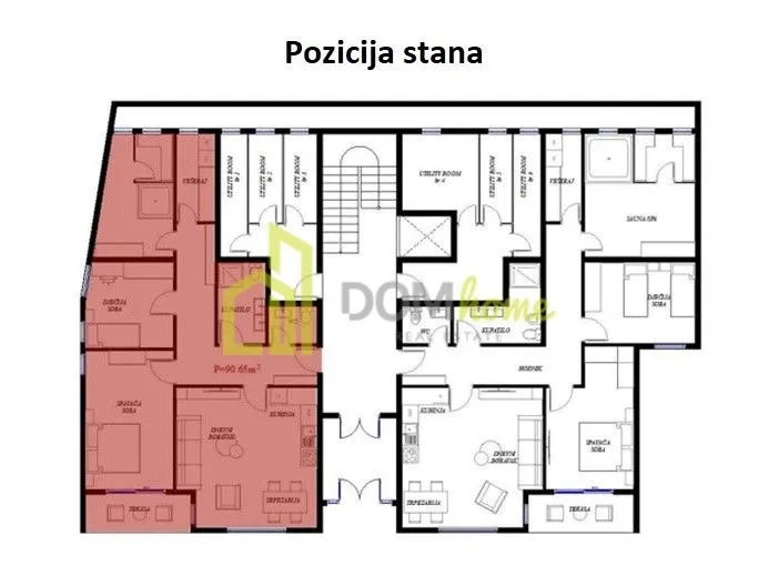 Prodaja, trosoban stan, 109m², Gorica C, Podgorica