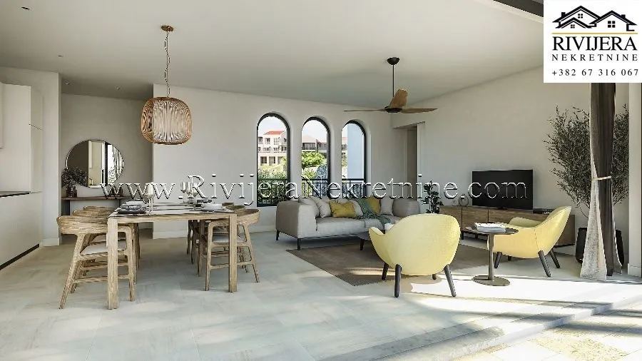 Prodaja, dvosoban stan, 88m², Tivat, Crna Gora