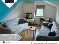 Izdavanje, jednosoban stan, 42m², Stari Aerodrom, Podgorica - image 1