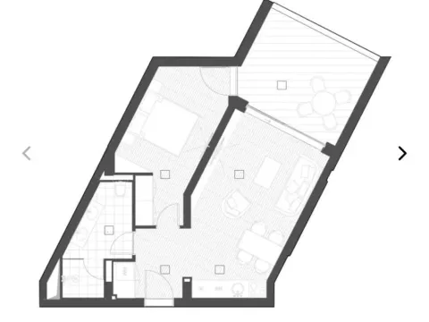 Sale, one bedroom apartment, 58m², Bečići, Budva - image 3
