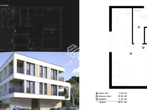 Sale, apartment, 29m², Dalmatinska ulica, Podgorica - image 11