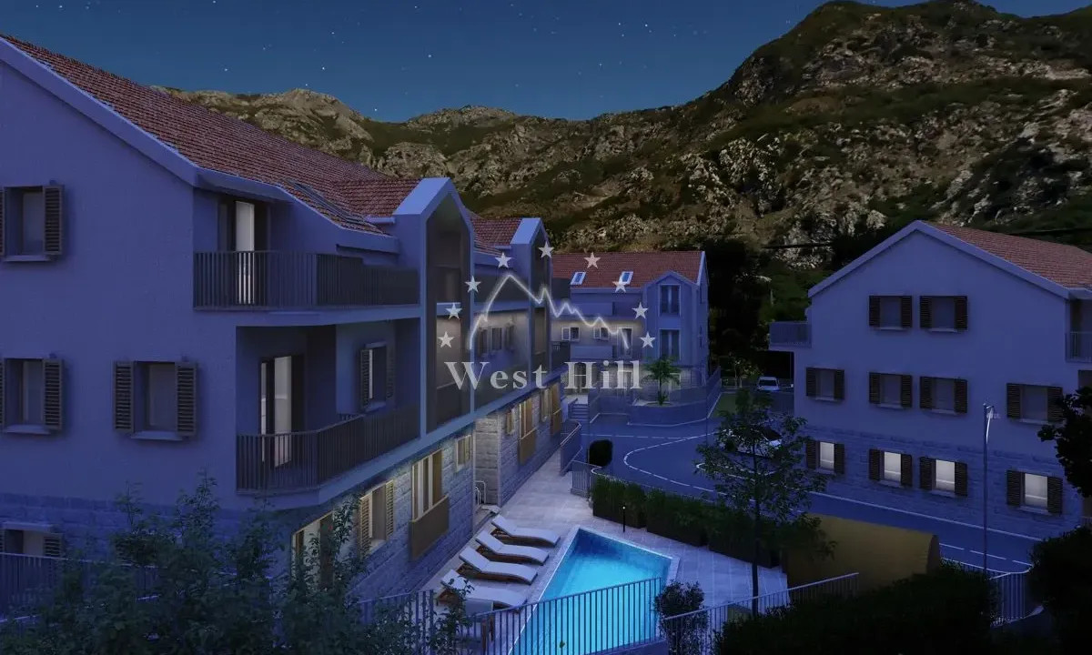 Prodaja, jednosoban stan, 48m², Risan, Kotor