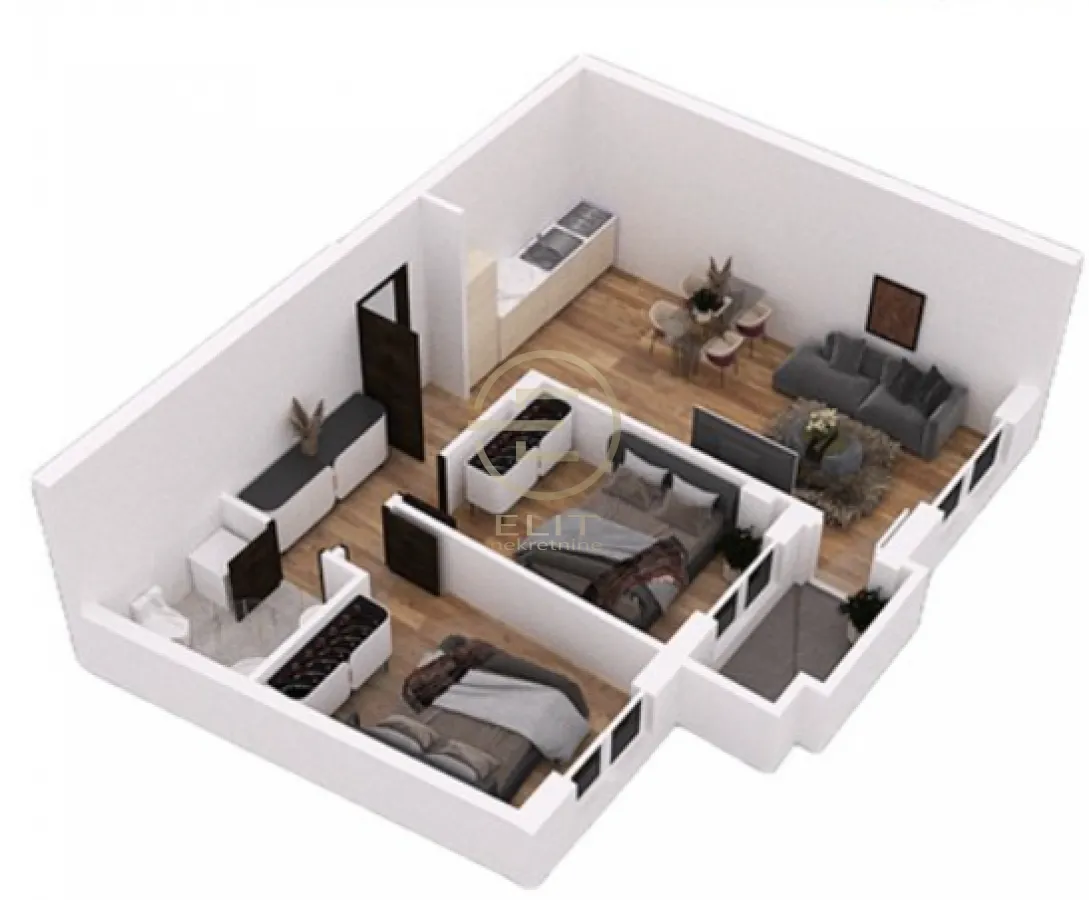 Sale, three bedroom apartment, 54m², Telep, Novi Sad Sve Podlokacije