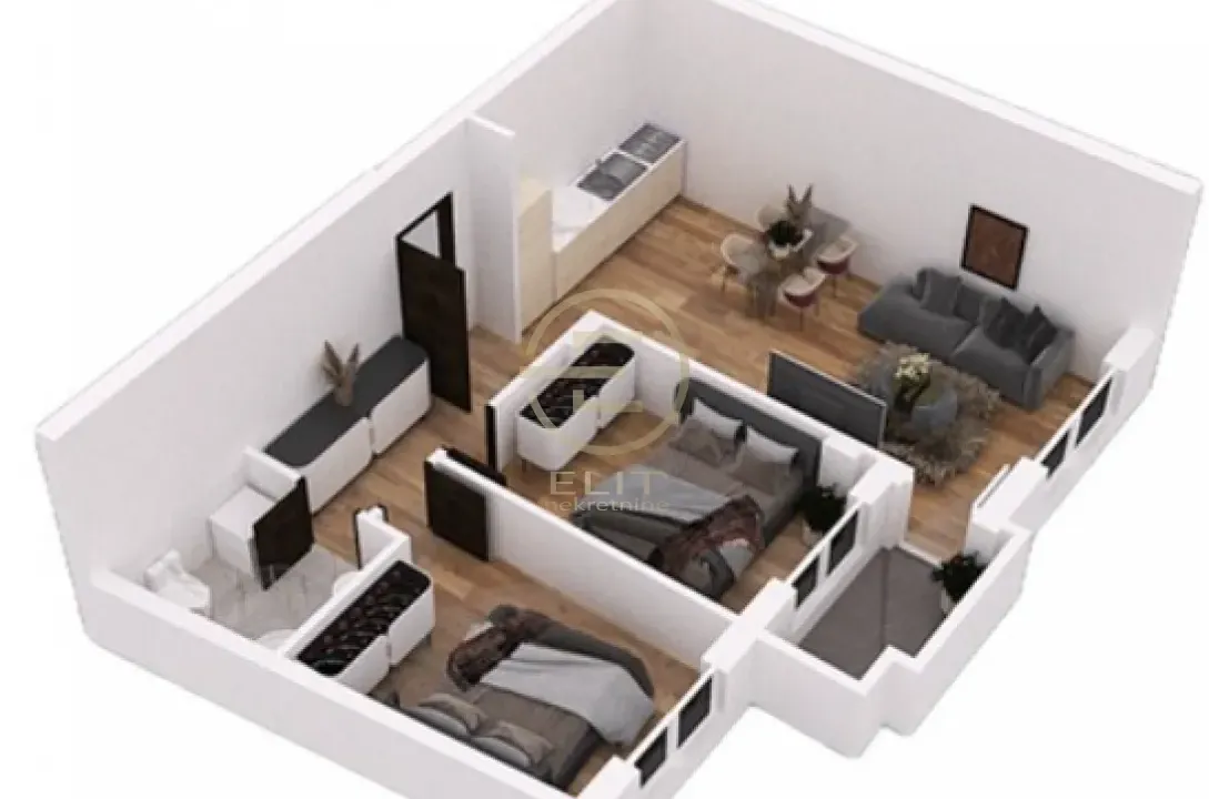 Prodaja, trosoban stan, 54m², Telep, Novi Sad Sve Podlokacije